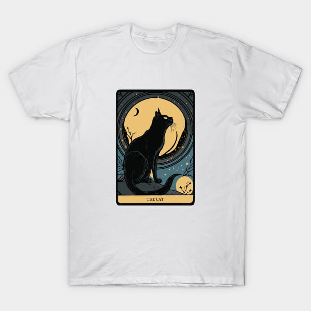 Tarot card "The cat" T-Shirt by AndyDesigns